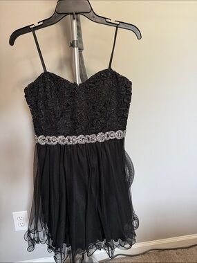 City Studio Black Formal Evening Dress
